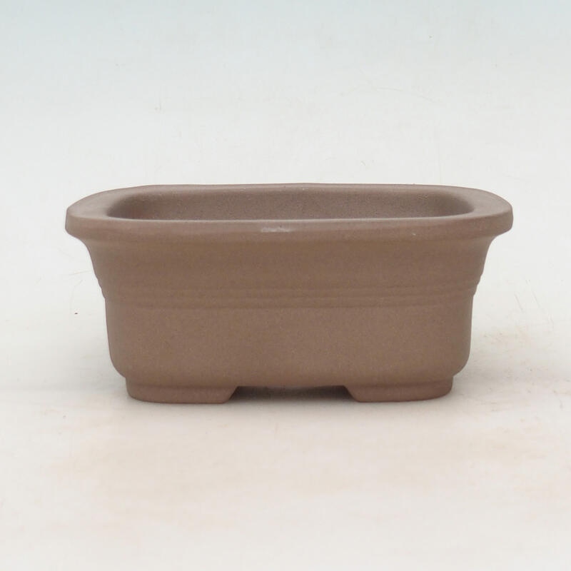 Ceramiczna miska bonsai 13,5 x 11 x 5,5 cm, kolor czerwony