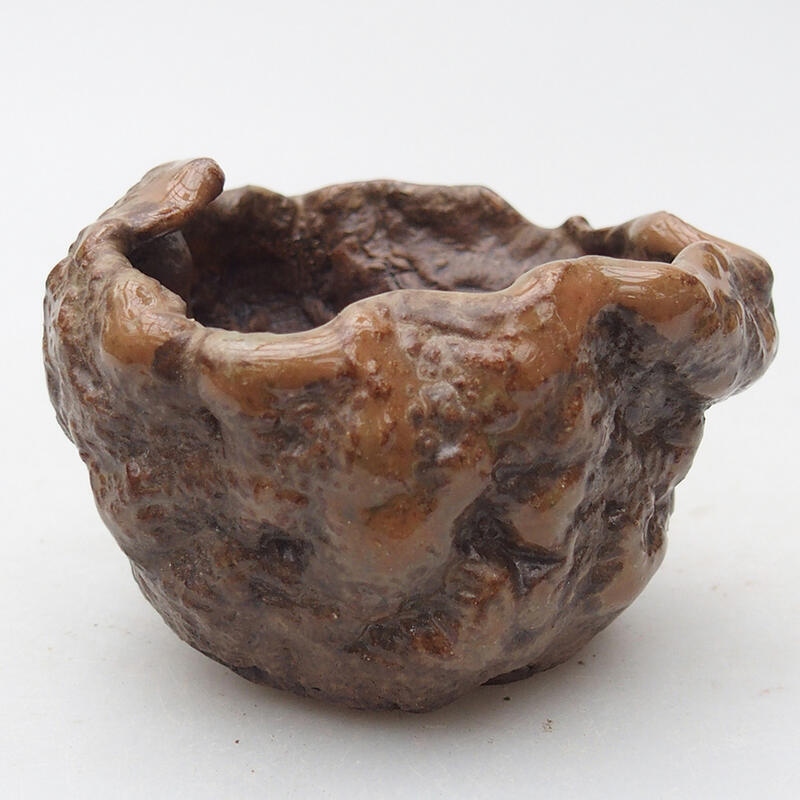 Muszla ceramiczna 7,5 x 7 x 6 cm, kolor żółty